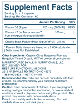 Vitamin D3 with Vitamin K2