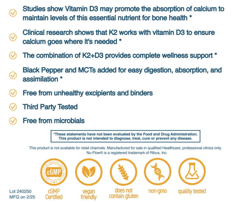 Vitamin D3 with Vitamin K2